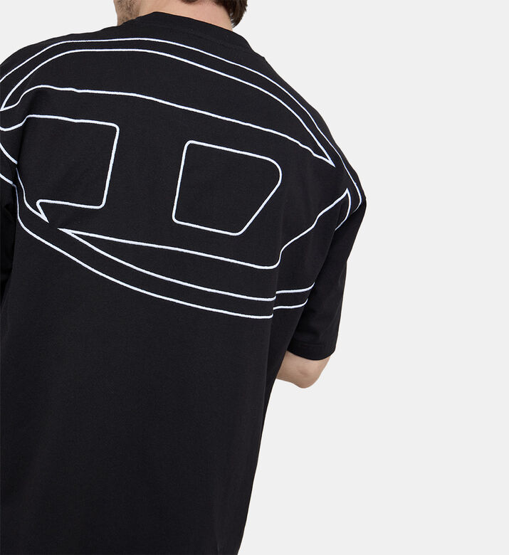 تيشيرت قطن بلوغو مطرز