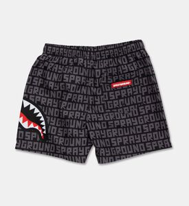 Sprayground Short Shark, Grey, 16y, Packshot View