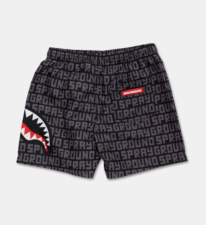 Sprayground Short Shark, Grey, 16y, Packshot View