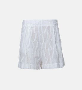 شورت بحزام خصر مطاطي