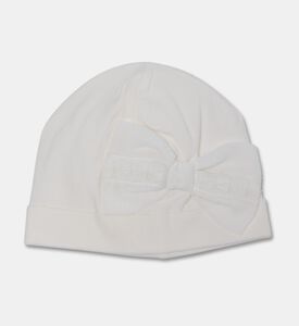 My First Collection Bow Lace Newborn Beanie Hat, Packshot View