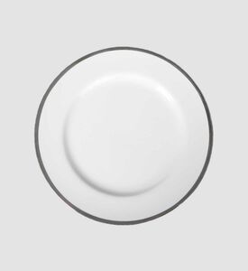 Silver-rimmed Presentation Plate - 31 Cm Silver-rimmed Presentation Plate - 31 Cm