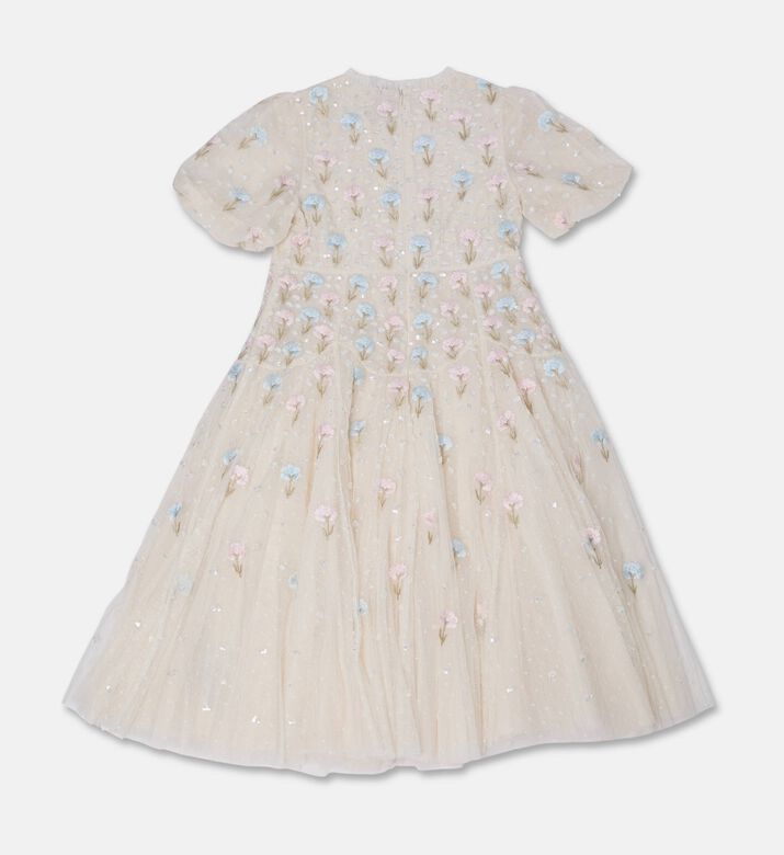 Needle And Thread Dress Dandelion, Beige, 10y, Packshot View