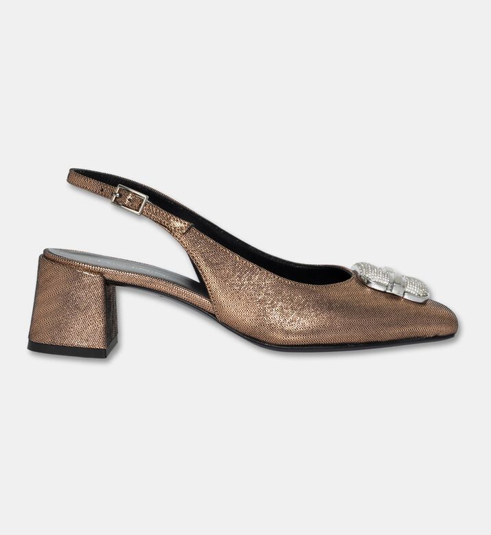 Baldinini Metallic Slingback Pumps, Packshot View