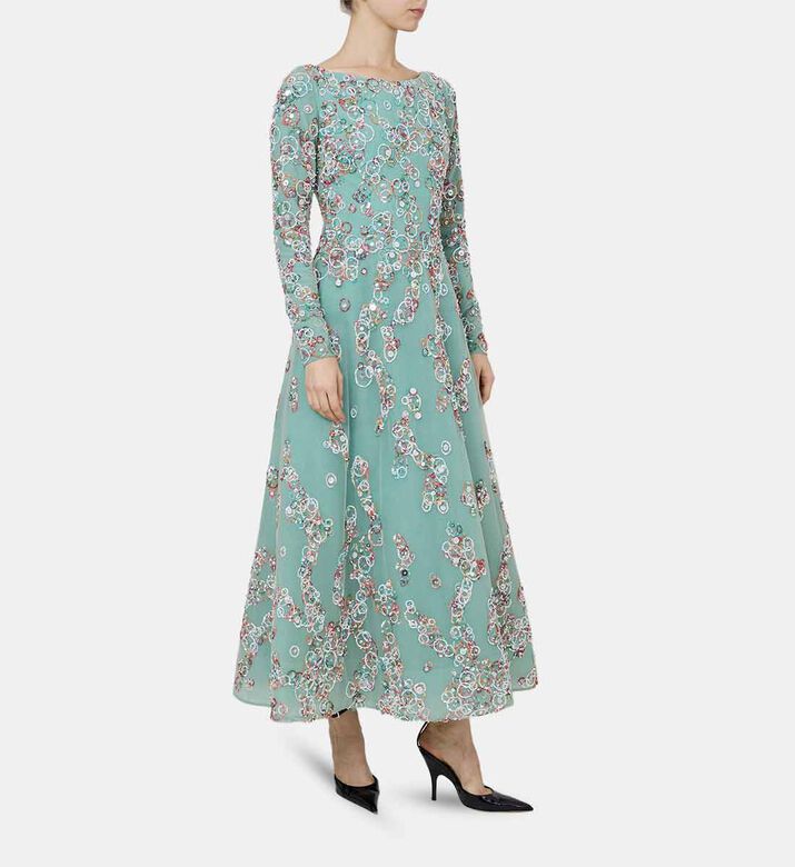 Embellished Flowing Silhouette Gown