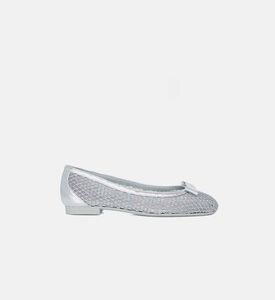 Glitter Net Ballet Flats Glitter Net Ballet Flats