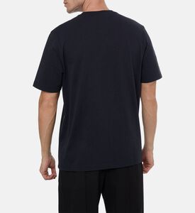 Maison Kitsune Casual Fox-embroidery T-shirt, Black, Xl, Model View