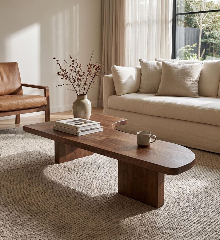 PH Collection Gaston Wood Coffee Table, Packshot View