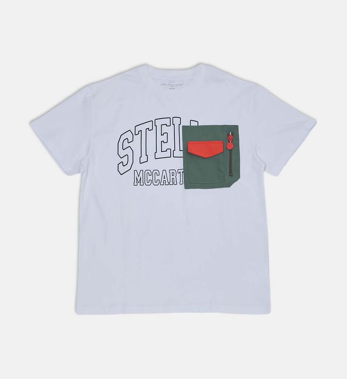Flap Pocket Short-sleeve T-shirt