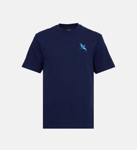 تيشيرت مطرز بطائر بي صغير