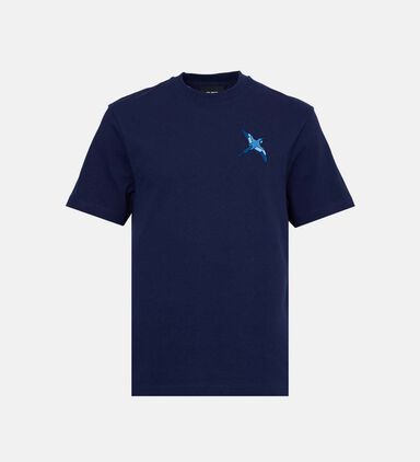 Micro Bee Bird-embroidery T-shirt