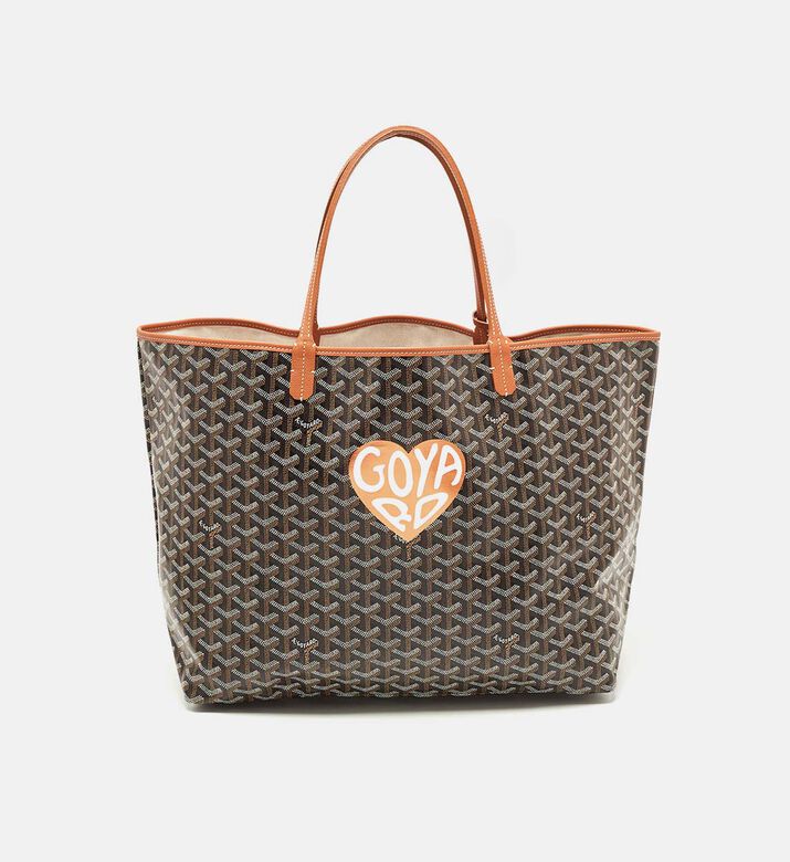 Goyard Goyardine Coated Leather Coeur Saint Louis Tote Bag Preowned