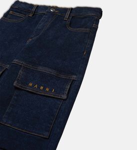 Cargo Denim-style Pants