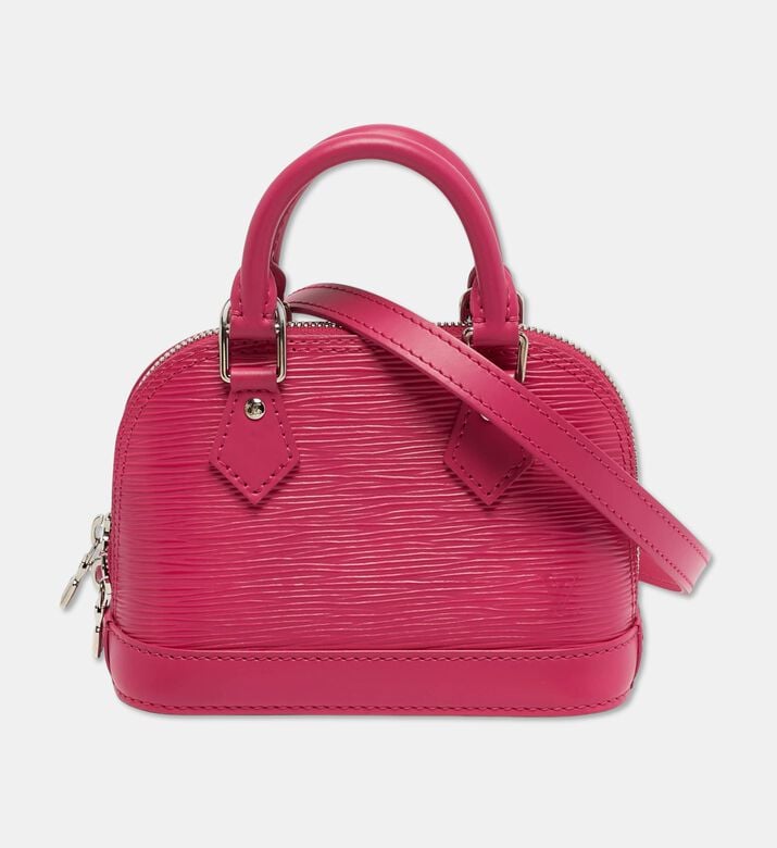 Louis Vuitton Preowned Louis Vuitton Alma Nano Hot Pink Epi Satchel, Packshot View