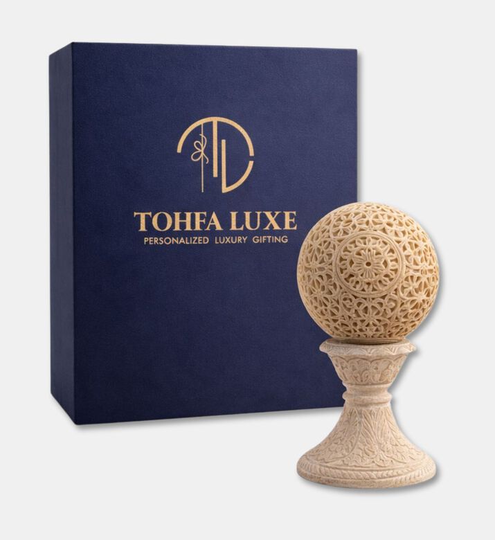 Tohfa Luxe Abeer Marble Bukhoor Candle Holder, Packshot View