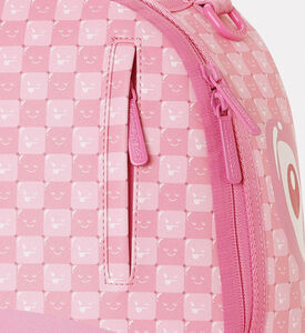 Sprayground Backpack Pink New Check Faces, Packshot View