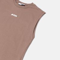 Multi Logo Print Jersey Tank Top