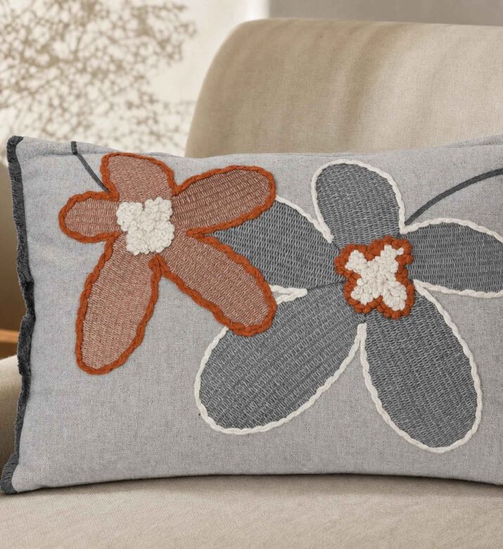 Home Deco and More Adelina Rectangular-shape Cushion, Model View