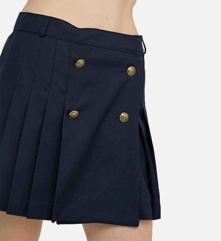 Pleated Mini Skirt