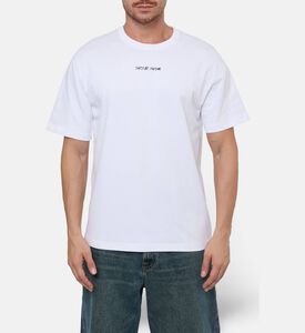 Samsoe Sadinner Logo-print Short-sleeve T-shirt, Model View