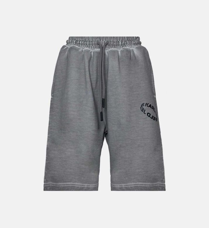 شورت بخصر مطاطي وقصة مريحة