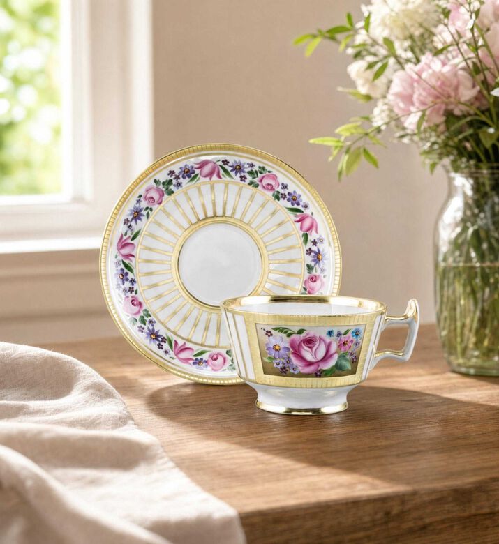 Imperial Alexandria Memorial Cup Saucer, Model View