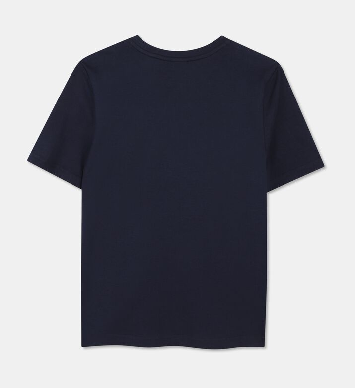 Boss Multi-logo-printed Jersey T-shirt, Navy, 10y, Packshot View