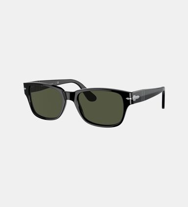 Rectangular Polarized Full-rim Sunglasses 55