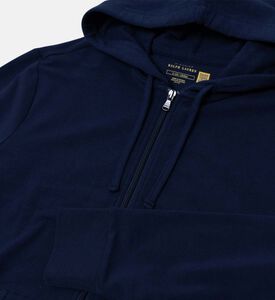 سترة قطنية بغطاء للرأس بسحاب كامل