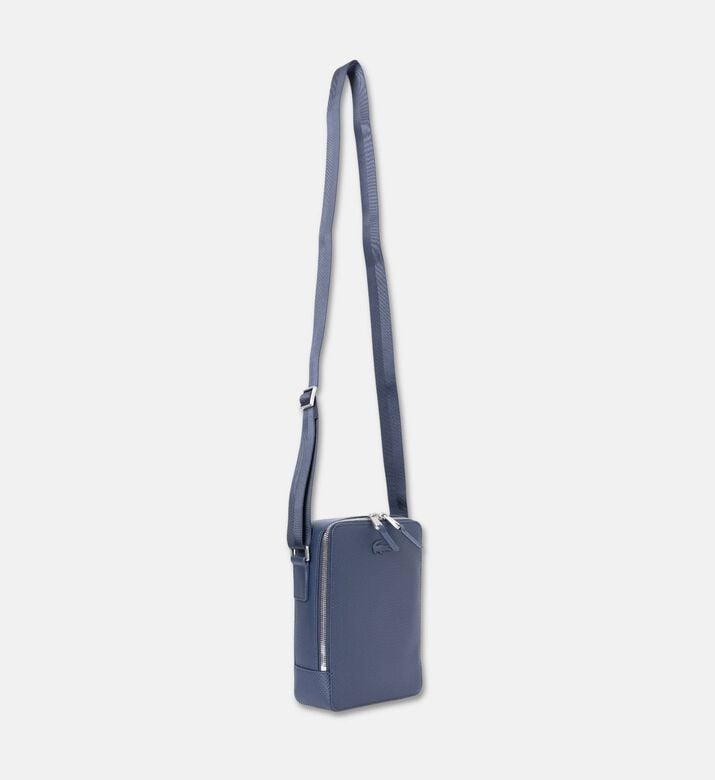 Lacoste Leather Zip Fastening Shoulder Bag, Packshot View