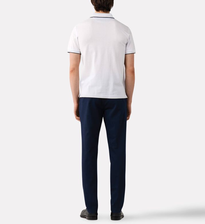 Hackett London Polo Merc, White, S, Model View