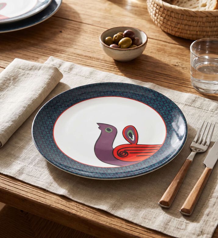 Images D'Orient Birds Of Paradise Plates 4-piece Set, Model View