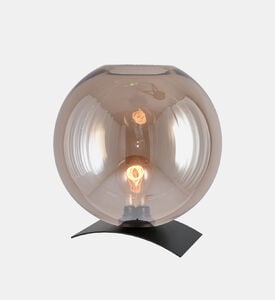 Masterlight Balaton Glass Table Lamp, 25-cm, Black, Packshot View