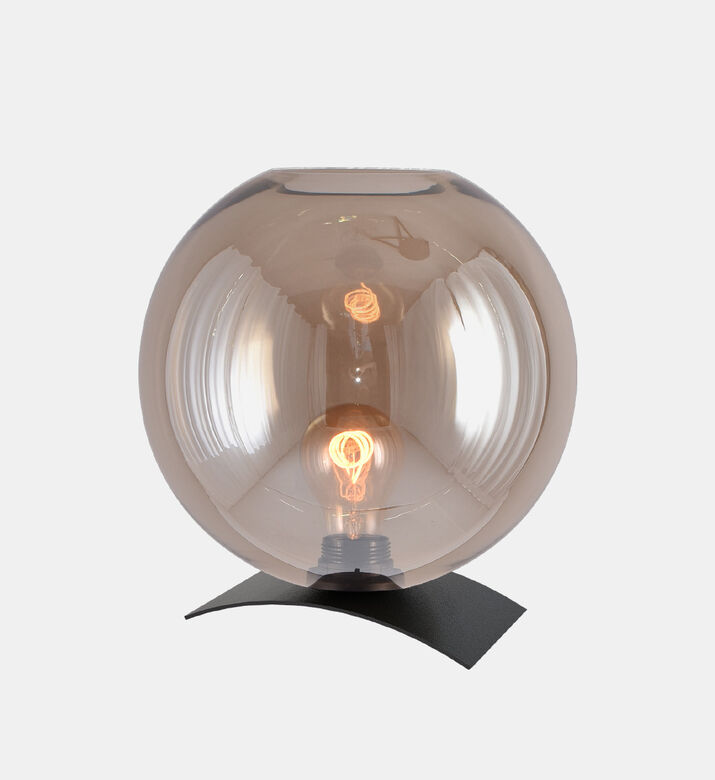 Masterlight Balaton Glass Table Lamp, 25-cm, Black, Packshot View