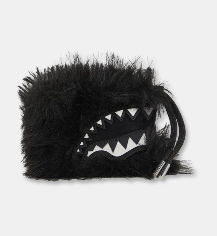 Sprayground Faux-fur Shark-print Wallet, Packshot View