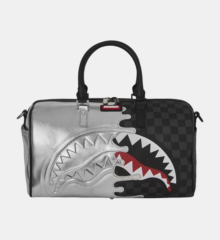Sprayground Silver Side Drip Luxury Tote, Packshot View
