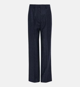 Mid-rise Straight Legs Pants