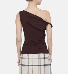 بلوزة بحزام كتف ملتوي