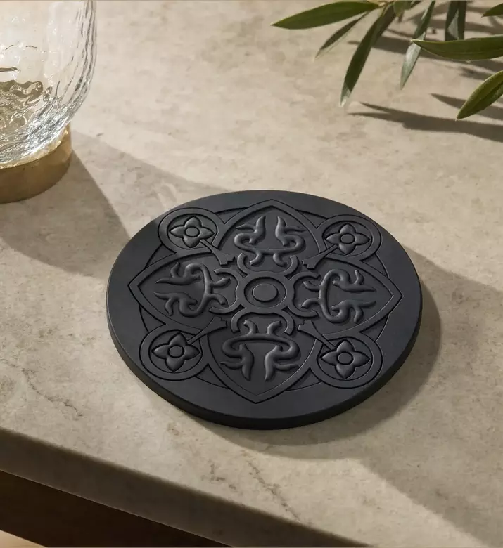 Images d Orient Urban Silicone Round Coaster, Model View