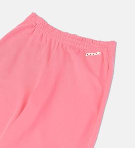 بنطال رياضي برقعة شعار الماركة للفتيات