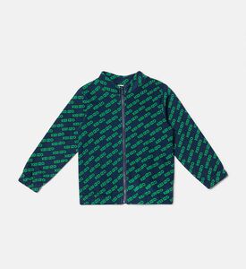 كارديغان صوف بطبعة شعار العلامة على كامله