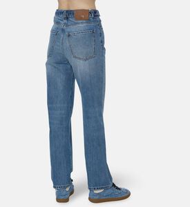 Beatrice B Classic Straight-leg Jeans, Model View