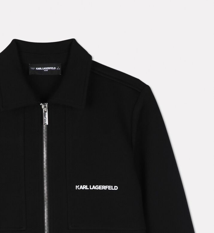 Karl Lagerfeld Zip-front Logo Jacket, Packshot View