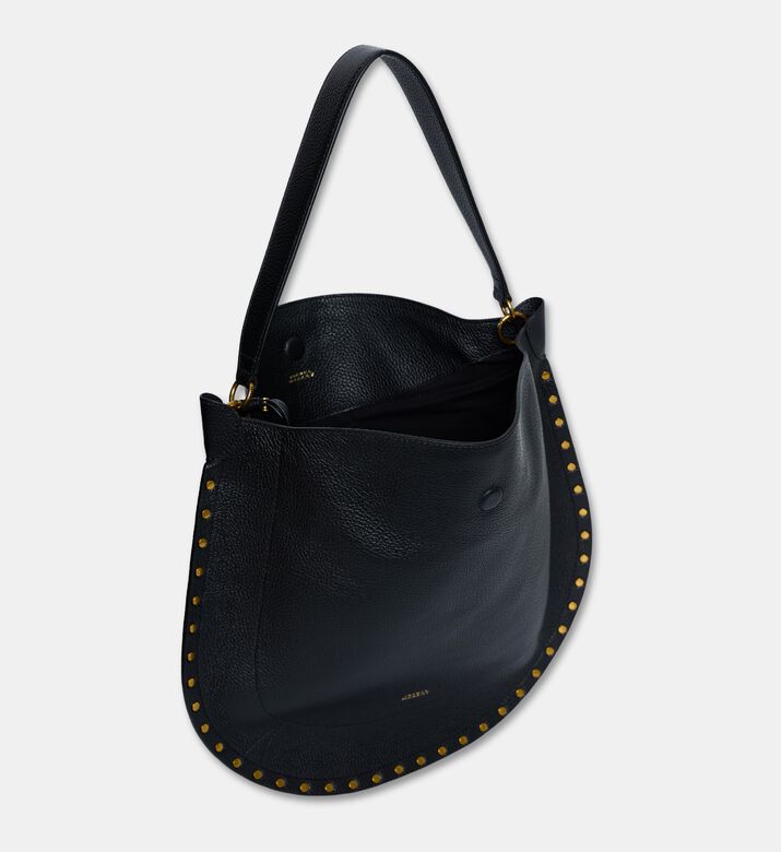 Isabel Marant Oskan Grained Leather Hobo Bag, Packshot View