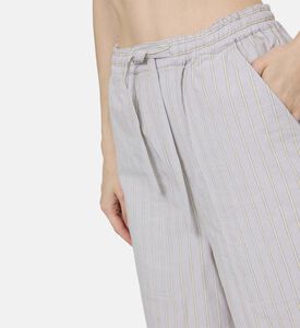 Emeric Striped Cotton Shorts