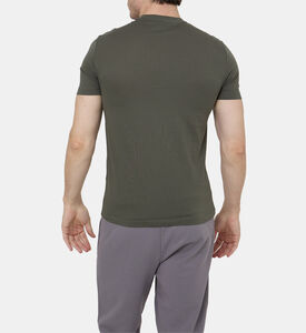 تيشيرت قطن مزين بشعار