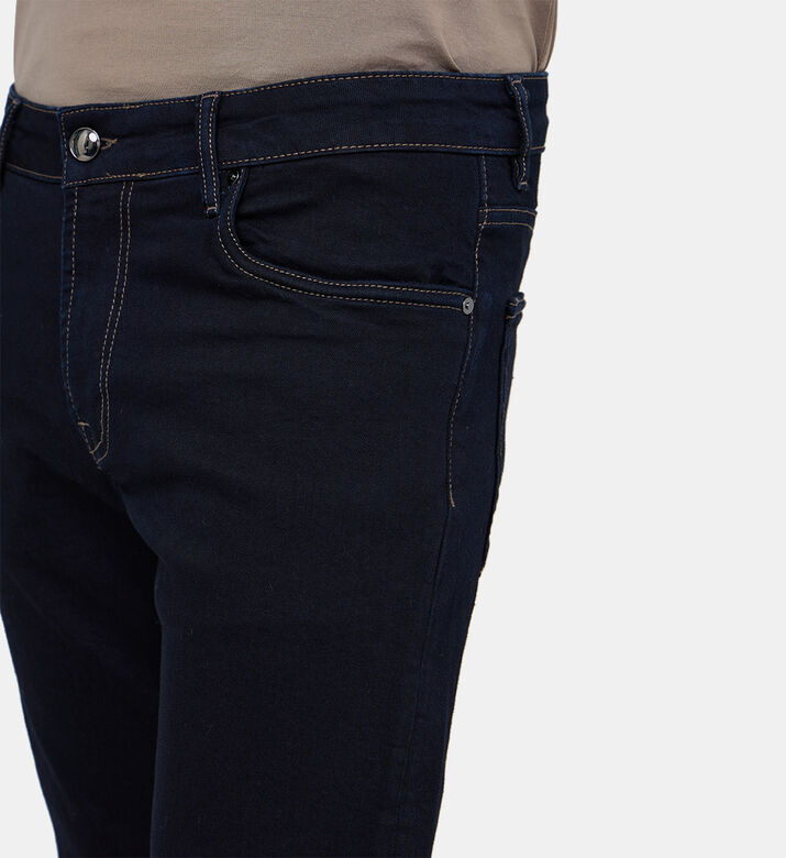 بنطال جينز قطني بخمسة جيوب