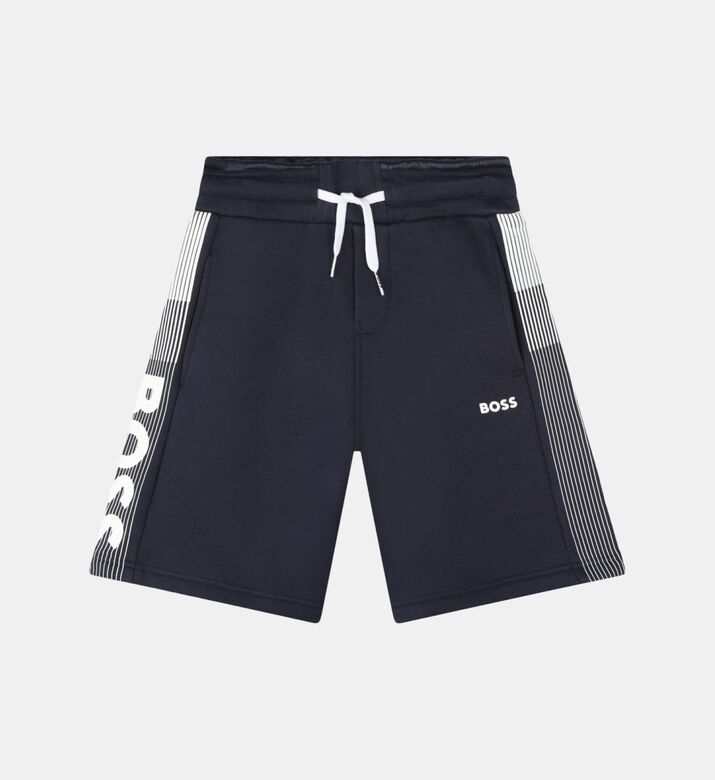 شورت بشعار من القطن والصوف المصقول