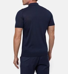 Pal Zileri Traditional Collar Polo, Navy, 56, Model View