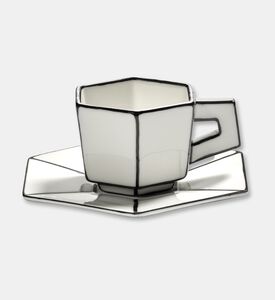Serax Black-n-white Cup Saucer, Packshot View